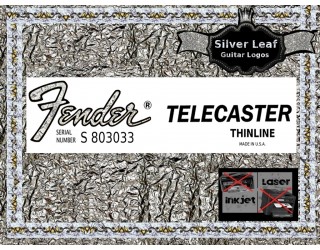 Fender Telecaster Thinline Guitar Decal 76s